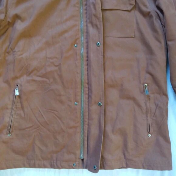 Pendleton Hooded Timber Cruiser Jacket Whiskey Brown Canvas Outdoor Mens XXL - Picture 6 of 16